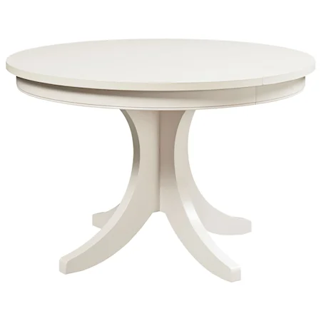 Customizable Round Pedestal Dining Table